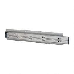 Sugatsune - 15.74" Slide Length, 17.16" Travel Length, Stainless Steel Ball Bearing Slide TSS3 - 1-1/16" Wide, 1-3/4" High, 198 Lb Capacity at Full Extension, Satin Finish - A1 Tooling