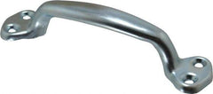 Made in USA - 8-5/16" Long x 1-1/16" Wide, Steel Heavy Duty Door Pull - Zinc Coated - A1 Tooling