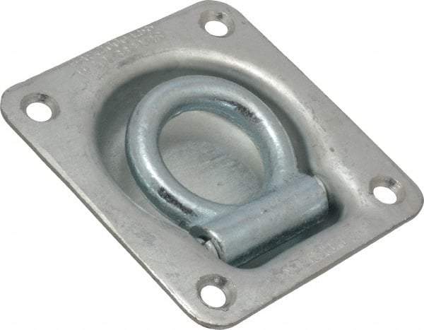 Value Collection - Zinc Finish Trap Door Ring - 1" High x 3-3/4" Wide - A1 Tooling