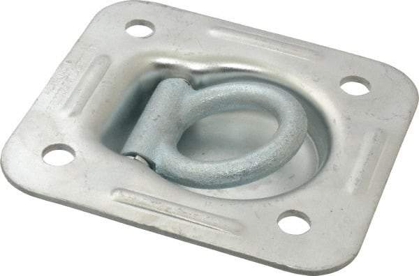 Value Collection - Zinc Finish Trap Door Ring - 1" High x 4-1/2" Wide - A1 Tooling