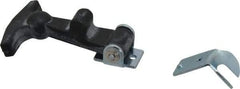 Value Collection - 2" Long x 1-27/32" Wide x 7/8" High, Hood Latch - Rubber & Steel, with Zinc Finish - A1 Tooling