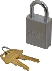 American Lock - 1" Shackle Clearance, Keyed Different A5100 Padlock - 1/4" Shackle Diam, Steel - A1 Tooling