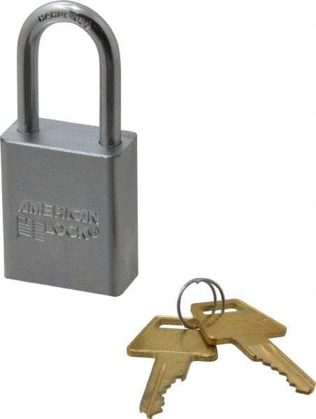 American Lock - 1-1/2" Shackle Clearance, Keyed Alike A5101 Padlock - 1/4" Shackle Diam, Steel - A1 Tooling