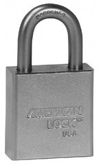 American Lock - 3" Shackle Clearance, Keyed Alike A5202 Padlock - 5/16" Shackle Diam, Steel - A1 Tooling