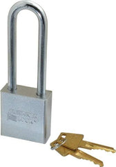 American Lock - 3" Shackle Clearance, Keyed Different A5202 Padlock - 5/16" Shackle Diam, Steel - A1 Tooling