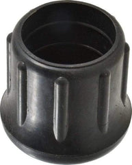 Made in USA - 1-1/4" ID, Rubber Crutch Tip - 1-3/4" Overall Height - A1 Tooling