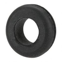 Made in USA - 5/8" OD, 7/32" Thick Flexible Grommet - Rubber, 7/16" Slot Diam x 1/32" Slot Width - A1 Tooling