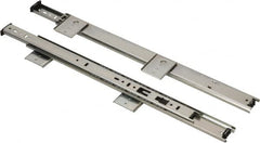 Knape & Vogt - 16" Slide Length, Chrome Variable-Height Keyboard Slide - Chrome Finish - A1 Tooling