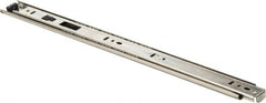 Knape & Vogt - 18" Slide Length, 13.5" Travel Length, Chrome Drawer Slide - Chrome Finish - A1 Tooling