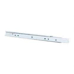 Knape & Vogt - 350mm Slide Length, 262mm Travel Length, Steel Epoxy-Coated Drawer Slide - White Epoxy Finish - A1 Tooling