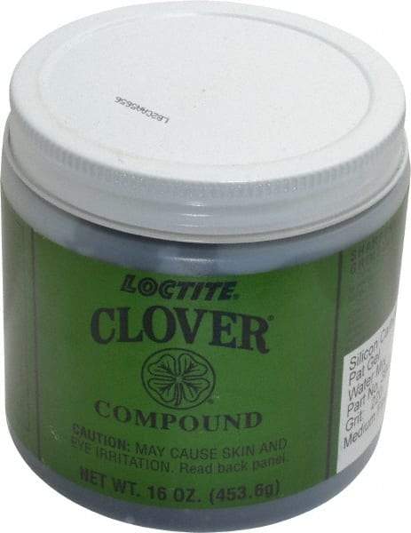 Loctite - 1 Lb Water Soluble Compound - Compound Grade Very Fine, 220 Grit, Black & Gray, Use on General Purpose - A1 Tooling