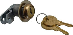 Made in USA - 21/32" Max Thickness, Standard Cam Lock - Polished Brass Finish - A1 Tooling