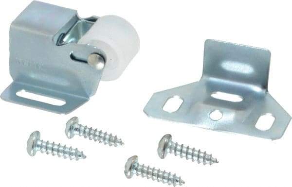 Value Collection - Single Rubber Roller Latch - Aluminum Finish - A1 Tooling