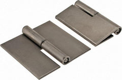 Made in USA - 3" Wide x 0.09" Thick, Slip Joint Hinge - Steel, Plain Finish - A1 Tooling