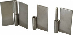 Made in USA - 3" Wide x 0.093" Thick, Slip Joint Hinge - Stainless Steel, Plain Finish - A1 Tooling