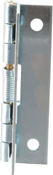 Value Collection - 2" Long x 1" Wide x 0.04" Thick, Spring Hinge - Steel & Zinc, Plain Finish - A1 Tooling