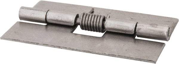 Value Collection - 1-1/4" Long x 3/4" Wide x 0.025" Thick, Spring Hinge - Steel, Plain Finish - A1 Tooling