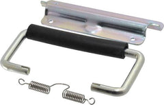 Value Collection - Full Plate Chest Handle with 90° Stop - 5-1/4" Wide x 3-1/4" High, Zinc Plated - A1 Tooling