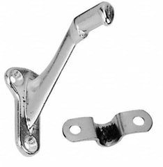 National Mfg. - Bright Brass Coated, Handrail Bracket - 2-1/4" Long, 2-29/32" High, 1-23/64" Wide - A1 Tooling