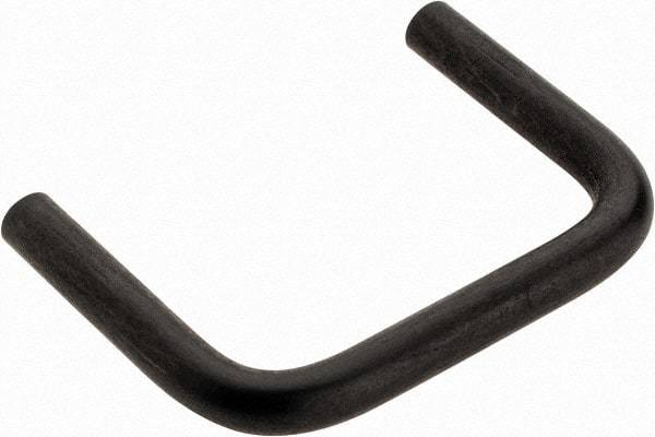 Electro Hardware - 4-40 Internal Thread, 5/32" Handle Diam, Black Anodized Aluminum Drawer Pull - 1-1/4" Center to Center - A1 Tooling