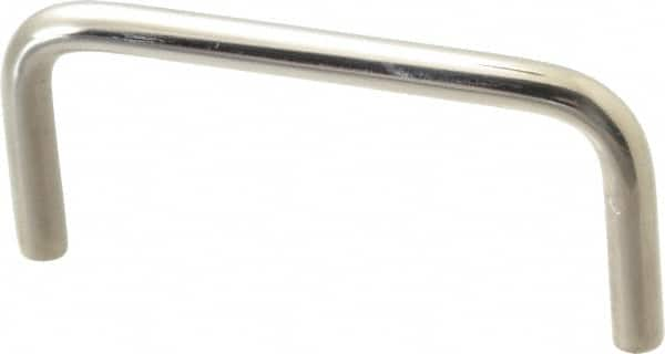 Electro Hardware - Round Handle - Nickel Plated, Brass, 3" Center to Center - A1 Tooling