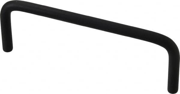 Electro Hardware - Round Handle - Black Coated, Aluminum, 4" Center to Center - A1 Tooling