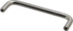 Electro Hardware - 8-32 Internal Thread, 5/16" Handle Diam, Plain Aluminum Drawer Pull - 4" Center to Center - A1 Tooling