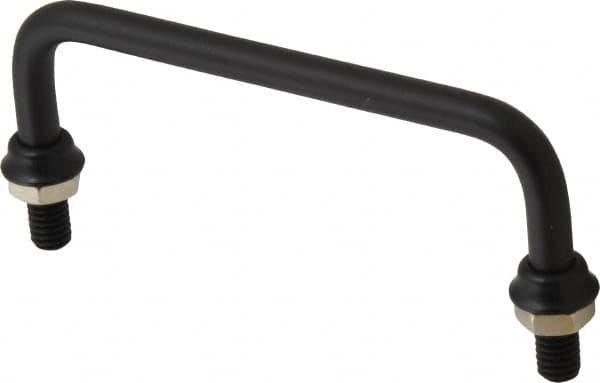 Electro Hardware - Round Handle - Black Coated, Aluminum, 4-1/4" Center to Center - A1 Tooling