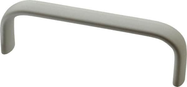 Electro Hardware - 1-1/2" High Oval Handle - Clear Anodized, Aluminum, 4-9/16" Center to Center - A1 Tooling