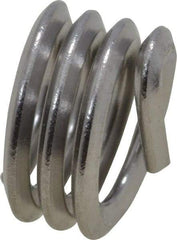 Heli-Coil - 1/4-20 UNC, 1/4" OAL, Free Running Helical Insert - 3-3/8 Free Coils, Tanged, Stainless Steel, 1D Insert Length - A1 Tooling