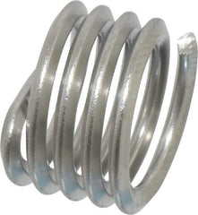 Heli-Coil - 3/8-16 UNC, 3/8" OAL, Free Running Helical Insert - 4-3/8 Free Coils, Tanged, Stainless Steel, 1D Insert Length - A1 Tooling