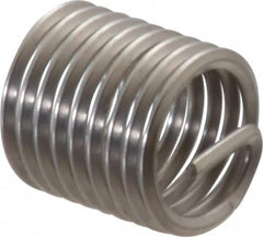 Heli-Coil - 5/16-24 UNF, 0.469" OAL, Free Running Helical Insert - 8-7/8 Free Coils, Tanged, Stainless Steel, 1-1/2D Insert Length - A1 Tooling