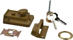 Yale - 1-1/8 to 2-1/4" Door Thickness, US3/Bright Brass Finish, Latch Deadbolt - Rim Cylinder - A1 Tooling