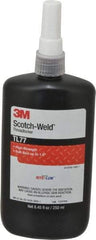 3M - 250 mL, Red, High Strength Liquid Threadlocker - Series TL77, 24 hr Full Cure Time, Hand Tool, Heat Removal - A1 Tooling