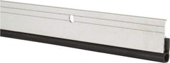 Pemko - 84" Long x 1-1/4" Wide, Head & Jamb Weatherstripping - Clear Anodized Aluminum Finish - A1 Tooling