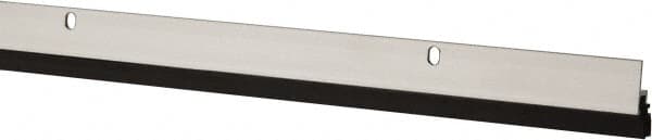 Pemko - 96" Long x 1-1/16" Wide, Heavy-Duty Head & Jamb Weatherstripping - Clear Anodized Aluminum Finish - A1 Tooling