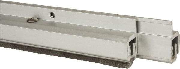 Pemko - 96" Long x 1-1/4" Wide, Adjustble Double Door Split Astragal Weatherstripping - Clear Anodized Aluminum Finish - A1 Tooling