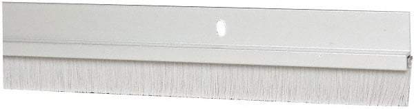 Pemko - Door Bottom Sweep - Nylon Brush, 1-1/2" High, Clear Anodium Aluminum Coated - A1 Tooling