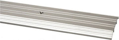 Pemko - 72" Long x 4" Wide x 1/2" High, Saddle Threshold - Mill Finish Aluminum - A1 Tooling