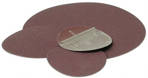 Standard Abrasives - 12" Diam, 40 Grit Aluminum Oxide Adhesive PSA Disc - Coarse Grade, Purple, Cloth Backing, Flexible, Use with Random Orbital Sanders - A1 Tooling