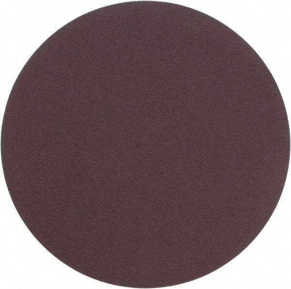 Standard Abrasives - 12" Diam, 80 Grit Aluminum Oxide Adhesive PSA Disc - Medium Grade, Purple, Cloth Backing, Flexible, Use with Random Orbital Sanders - A1 Tooling