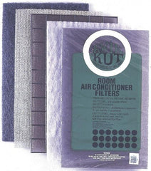 PrecisionAire - 15" High x 24" Wide x 1/2" Deep, Neoprene Coated Natural Hair Air Filter Media Pad - MERV 4, 20 to 30% Capture Efficiency, 60 to 80 Arrestance Efficiency, 300 Max FPM, 180°F Max, Use with Window Air Conditioners - A1 Tooling