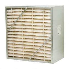 Value Collection - 24" Noml Height x 24" Noml Width x 12" Noml Depth, 65% Capture Efficiency, Rigid Box Air Filter - MERV 11, Synthetic Polypropylene, Integrated Corrosion-Resistant Steel Frame, 2,000 CFM - A1 Tooling