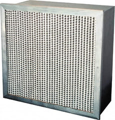 Value Collection - 12" Noml Height x 24" Noml Width x 12" Noml Depth, 65% Capture Efficiency, Rigid Box Air Filter - MERV 11, Synthetic Polypropylene, Integrated Corrosion-Resistant Steel Frame, 1,000 CFM - A1 Tooling