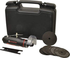 Universal Tool - 2-7/8" Wheel Diam, 22,000 RPM, Pneumatic Cutoff & Cutoff-Grinder Tool - Straight Handle - A1 Tooling