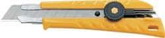 Olfa - Snap Utility Knife - Yellow Plastic Handle - A1 Tooling