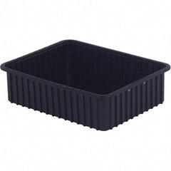 LEWISBins+ - 17-3/8" Wide x 6" High, Black Bin Divider Box - Use with DV1760 Short, DV2260 Long - A1 Tooling