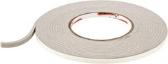 Frost King - 17' Long x 1/4" Wide, Closed Cell PVC Foam Tape Weatherstripping - PVC, Gray Finish - A1 Tooling