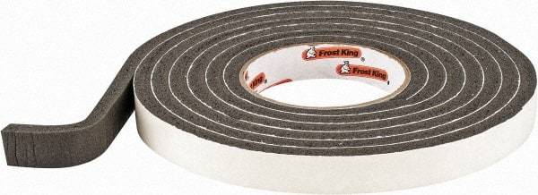 Frost King - 10' Long x 3/4" Wide, High Density Foam Tape Weatherstripping - Rubber Foam - A1 Tooling