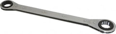 Lang - 1" x 1-1/16" 12 Point Ratcheting Box Wrench - Double End, 15" OAL, Steel - A1 Tooling